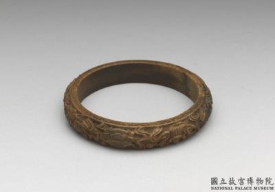 图片[2]-Agarwood bracelet carved with Eight Treasures decoration, Qing dynasty (1644-1911)-China Archive